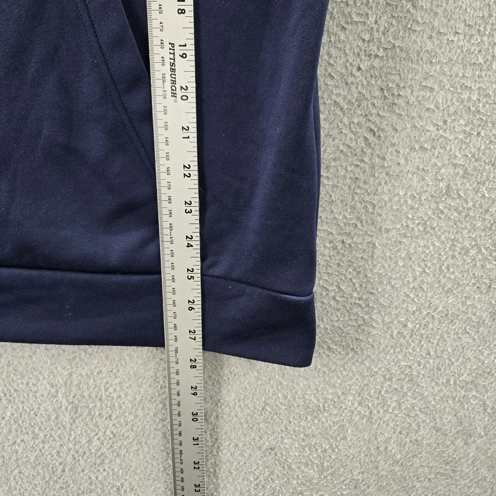 The North Face Men Hoodie M‎ Navy Graphic Print Fleece Run Chicago Activewear